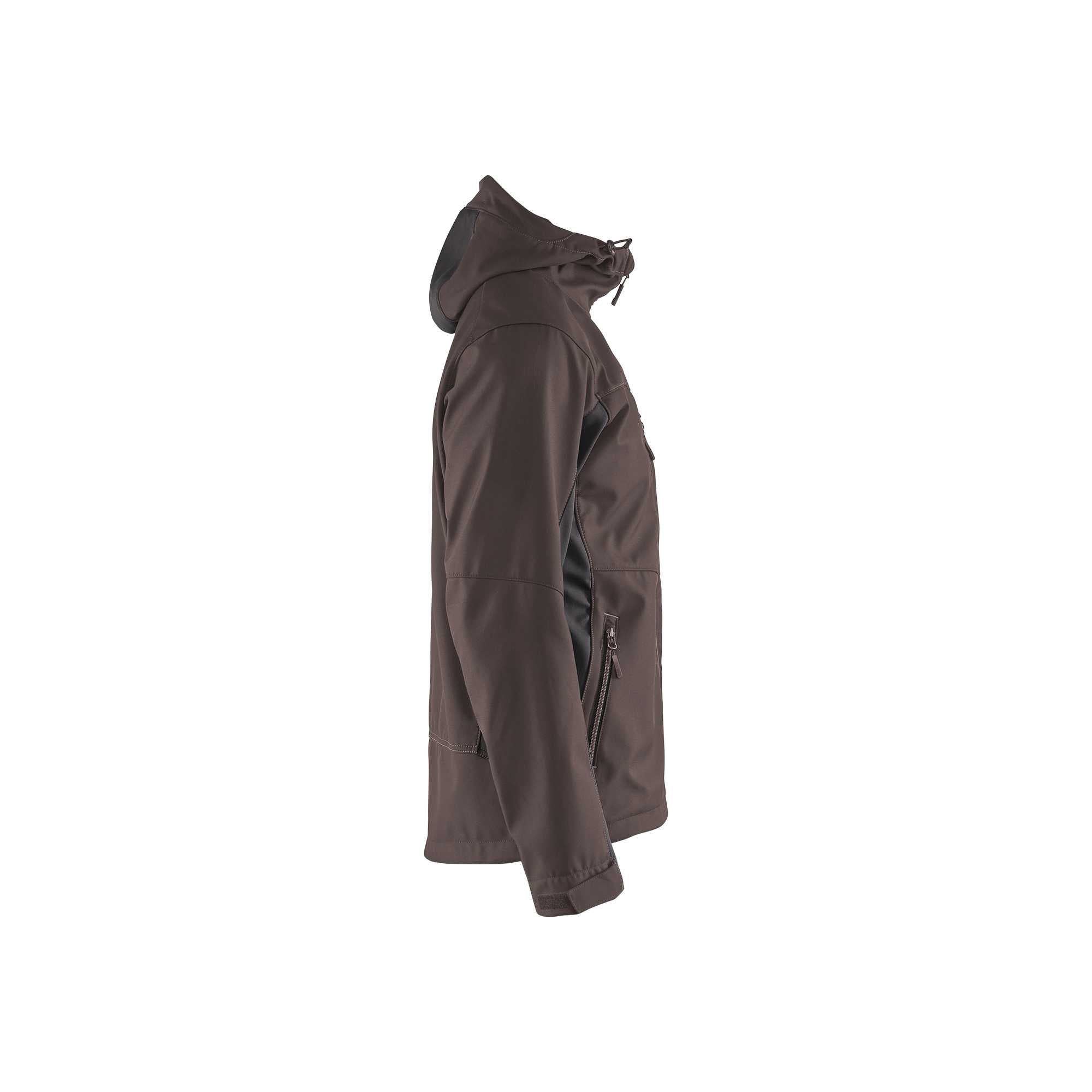 BLAKLADER 47532516 Softshell Jacket with Hood Softshell Work Jacket MEN - Water Repellent